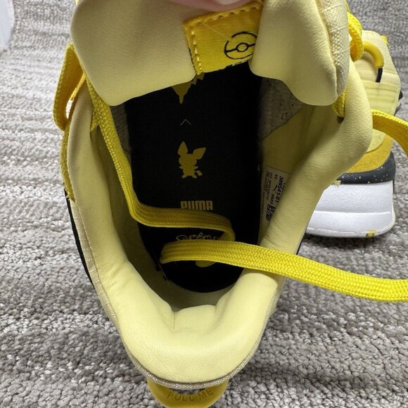 Puma RS-X Pikachu Pokémon Collaboration Yellow Black Men's 7.5 389541-01 - Picture 6 of 9